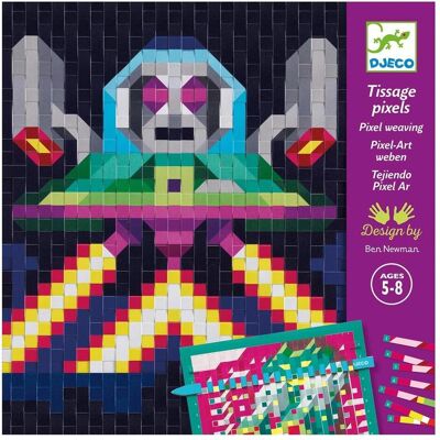 Djeco Papier-Invasoren Webset - Bastelset - UFO & Alien Thema Djeco Papier-Invasoren Webset - Bastelset - UFO & Alien Thema