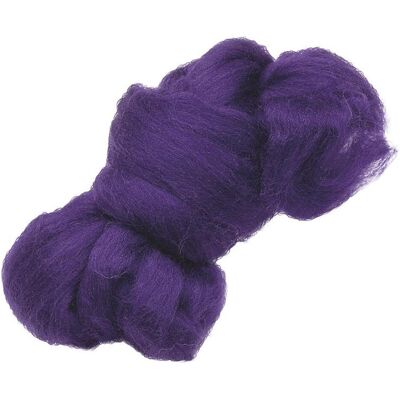3x Heyda Filzwolle 50 g, Lila 3x Heyda Filzwolle 50 g, Lila