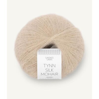 Sandnes Garn Tynn Silk Mohair col. 2650 beigemelert ca. 212 m 25 g, Garn + Wolle, Beige Sandnes Garn Tynn Silk Mohair col. 2650 beigemelert ca. 212 m 25 g, Garn + Wolle, Beige