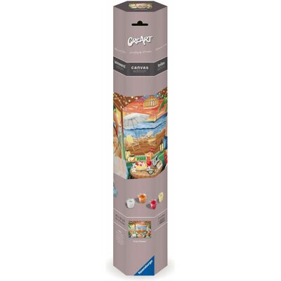Ravensburger CreArt - Malen nach Zahlen 23911 - Cozy Cabana - ab 12 Jahren - Malen auf Lein Ravensburger CreArt - Malen nach Zahlen 23911 - Cozy Cabana - ab 12 Jahren - Malen auf Lein
