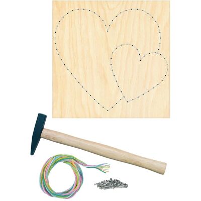 Pebaro NB6-SET - Nagelkunstset mit Nägeln, Draht & Hammer Pebaro NB6-SET - Nagelkunstset mit Nägeln, Draht & Hammer