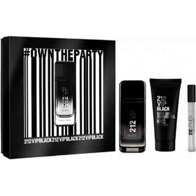 Carolina Herrera, Beauty Geschenkset, 212 Vip Black 100ml Set +Dg 100 M (Parfum Set) Carolina Herrera, Beauty Geschenkset, 212 Vip Black 100ml Set +Dg 100 M (Parfum Set)