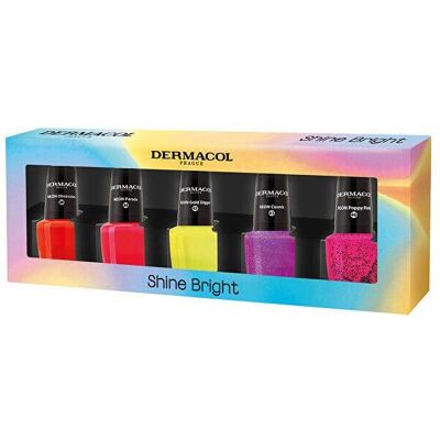Dermacol, Beauty Geschenkset, Shine Bright Neon Nail Polish Set Dermacol, Beauty Geschenkset, Shine Bright Neon Nail Polish Set