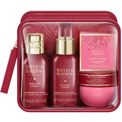 Baylis & Harding, Beauty Geschenkset, Midnight Cherry Geschenkset 4-tlg (Körperpflegeset) Baylis & Harding, Beauty Geschenkset, Midnight Cherry Geschenkset 4-tlg (Körperpflegeset)