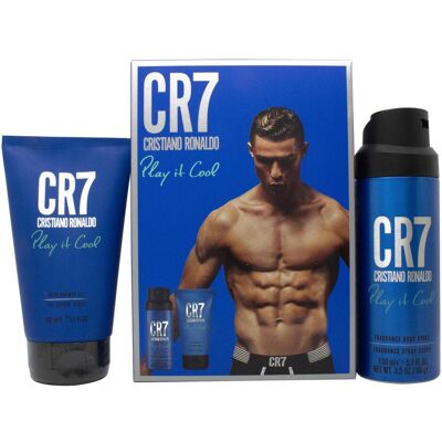 CR7, Beauty Geschenkset, Cristiano Ronaldo Play It Cool Gift Set 150ml Shower Gel + 150ml Body Spray (Körperpflegeset) CR7, Beauty Geschenkset, Cristiano Ronaldo Play It Cool Gift Set 150ml Shower Gel + 150ml Body Spray (Körperpflegeset)
