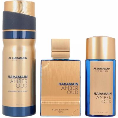Al Haramain, Beauty Geschenkset, Amber Oud Blaue Edition Luxus-Duft für alle (Parfum Set) Al Haramain, Beauty Geschenkset, Amber Oud Blaue Edition Luxus-Duft für alle (Parfum Set)