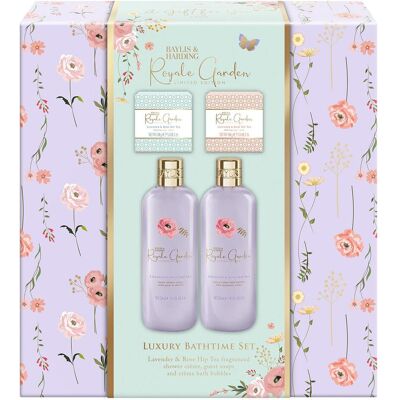 Baylis & Harding, Beauty Geschenkset, Geschenkset Lavendel- und Hagebuttentee 4-tlg. Set (Körperpflegeset) Baylis & Harding, Beauty Geschenkset, Geschenkset Lavendel- und Hagebuttentee 4-tlg. Set (Körperpflegeset)