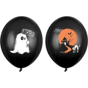 Partydeco Ballons Gespenst 30 cm, 50 Stk. Schwarz (50x) Partydeco Ballons Gespenst 30 cm, 50 Stk. Schwarz (50x)