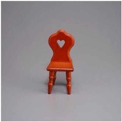 Reutter, Miniaturen, Küchenstuhl braun aus Holz Reutter, Miniaturen, Küchenstuhl braun aus Holz