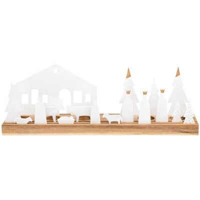 Räder, Kerzenständer, Xmas Krippe Räder, Kerzenständer, Xmas Krippe