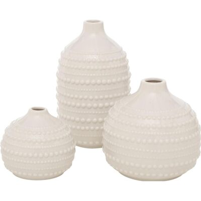 Boltze Home, Vase, Meruna - Set aus 3 Porzellanvasen - Elegante Dekoration Boltze Home, Vase, Meruna - Set aus 3 Porzellanvasen - Elegante Dekoration