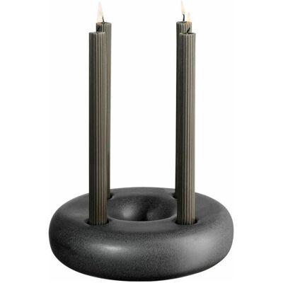 ASA Selection, Kerzenständer, ASA stone Kerzenhalter black iron ASA Selection, Kerzenständer, ASA stone Kerzenhalter black iron