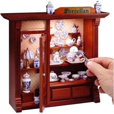 Reutter, Miniaturen, 102.797/5 - Porzellanladen mit Beleuchtung - Schaufensterladenserie 797 Reutter, Miniaturen, 102.797/5 - Porzellanladen mit Beleuchtung - Schaufensterladenserie 797