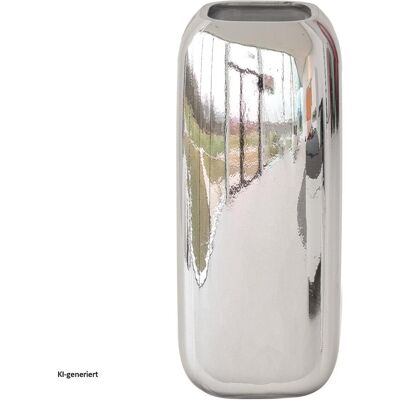 Leonardo, Vase, Vase Neve, Silber glänzend, 27 cm (1x) Leonardo, Vase, Vase Neve, Silber glänzend, 27 cm (1x)