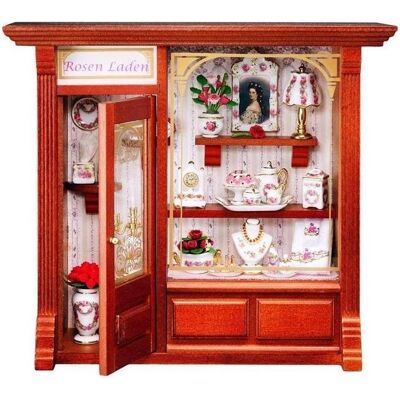 Reutter, Miniaturen, 102.798/3 - Rosenladen mit Beleuchtung - Schaufensterladenserie 798 Reutter, Miniaturen, 102.798/3 - Rosenladen mit Beleuchtung - Schaufensterladenserie 798