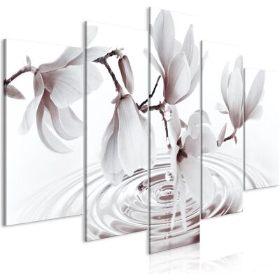 Artgeist, Bilder, Magnolias over Water (5 Parts) Wide Grey (100 x 200 cm) Artgeist, Bilder, Magnolias over Water (5 Parts) Wide Grey (100 x 200 cm)