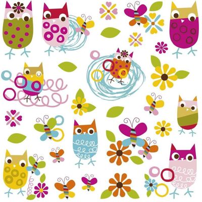 Roommates, Wandtattoo, RM - Zutano Eulen (25 x 25 cm) Roommates, Wandtattoo, RM - Zutano Eulen (25 x 25 cm)