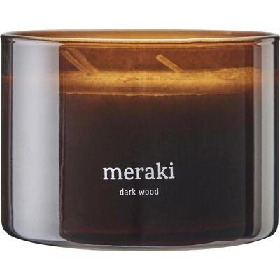 Meraki Dark Holz Duftkerze - Duftkerze, Unisex, 340g Meraki Dark Holz Duftkerze - Duftkerze, Unisex, 340g
