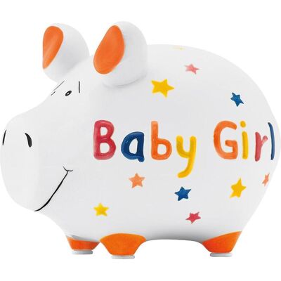 3x KCG, Spardose, Sparschwein 'Baby Girl' 3x KCG, Spardose, Sparschwein 'Baby Girl'