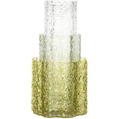 Hübsch Vase, Triple Vasen Grün/Klar (3er Set) (3x, 3.80 l) Hübsch Vase, Triple Vasen Grün/Klar (3er Set) (3x, 3.80 l)