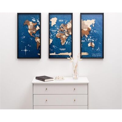 enjoy, Wanddeko, The Wood 3D Tryptich Multi M enjoy, Wanddeko, The Wood 3D Tryptich Multi M