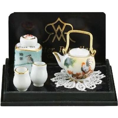Reutter, Miniaturen, 001.315/5 - Kleine Japanische Teezeit, Miniatur im Massstab 1:12 Reutter, Miniaturen, 001.315/5 - Kleine Japanische Teezeit, Miniatur im Massstab 1:12