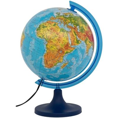 Zachem, Globus, Globus physikalisch 3D, d=250mm, mit Beleuchtung RU (25 cm) Zachem, Globus, Globus physikalisch 3D, d=250mm, mit Beleuchtung RU (25 cm)