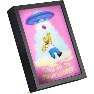The Simpsons LED Gerahmtes Bild - Druck The Simpsons LED Gerahmtes Bild - Druck