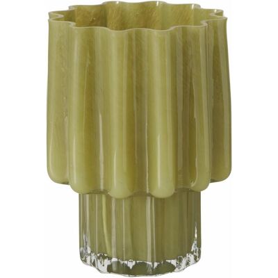 Boltze Home Ragusa Vase - Glas 24cm, Glänzend, Einfarbig Boltze Home Ragusa Vase - Glas 24cm, Glänzend, Einfarbig