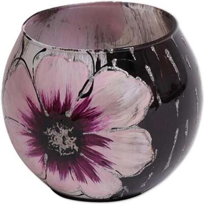 Seyko Geschenke - Flower - 9 cm - Glas - Teelichthalter Seyko Geschenke - Flower - 9 cm - Glas - Teelichthalter