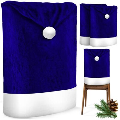 Kesser, Weihnachtsfiguren, Premium Weihnachtsstuhlüberzug Set Stuhlhussen Nikolausmütze, für Weihnachten Kesser, Weihnachtsfiguren, Premium Weihnachtsstuhlüberzug Set Stuhlhussen Nikolausmütze, für Weihnachten