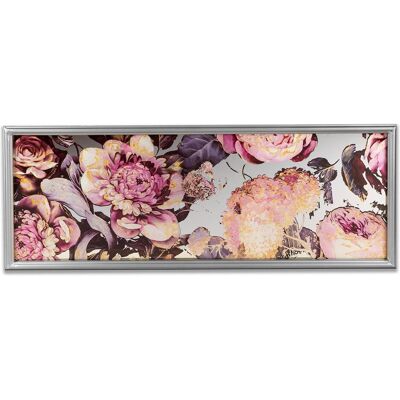 Formano, Bilder, Wandbild Spiegel, floral, rechteckig (80 x 30 cm) Formano, Bilder, Wandbild Spiegel, floral, rechteckig (80 x 30 cm)