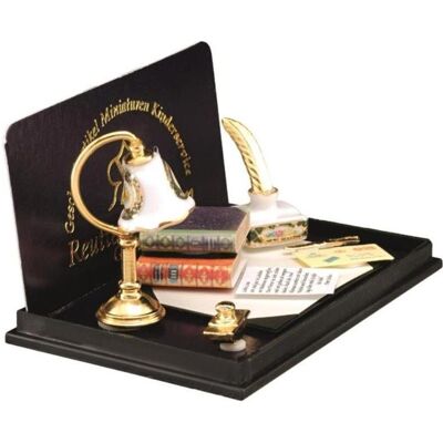 Reutter, Miniaturen, 001.875/6 - Schreibtischgarnitur, Miniatur Reutter, Miniaturen, 001.875/6 - Schreibtischgarnitur, Miniatur