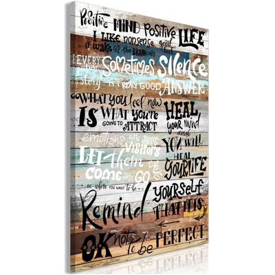 Artgeist, Bilder, Positive Affirmations (80 x 120 cm) Artgeist, Bilder, Positive Affirmations (80 x 120 cm)