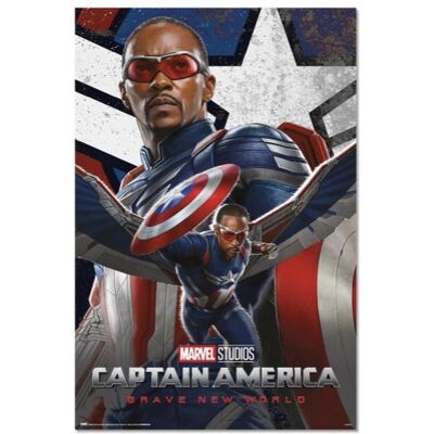 Grupo Erik Poster Captain America Brave New World - Poster Grupo Erik Poster Captain America Brave New World - Poster