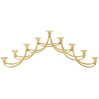 Georg Jensen, Kerzenständer, HARMONY Menorah Kerzenhalter Georg Jensen, Kerzenständer, HARMONY Menorah Kerzenhalter