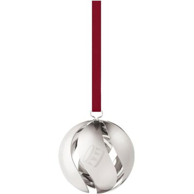 Georg Jensen, Christbaumschmuck, Weihnachtskugel Palladium Georg Jensen, Christbaumschmuck, Weihnachtskugel Palladium