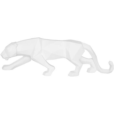 PT Living Origami Panther - Tierfigur - Weiß - Resin - 15cm PT Living Origami Panther - Tierfigur - Weiß - Resin - 15cm
