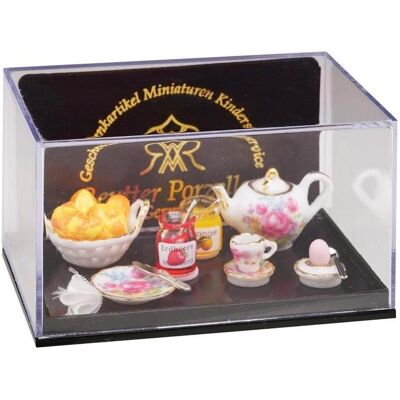Reutter, Miniaturen, 001.448/6 - Kleines Frühstück, Miniatur Reutter, Miniaturen, 001.448/6 - Kleines Frühstück, Miniatur