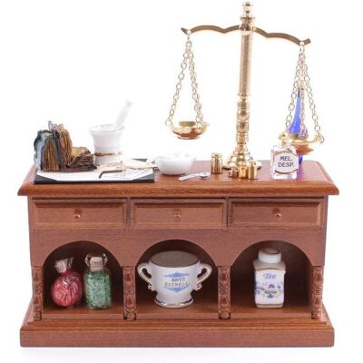 Reutter, Miniaturen, 001.861/7 - Apothekertisch, Miniatur Reutter, Miniaturen, 001.861/7 - Apothekertisch, Miniatur