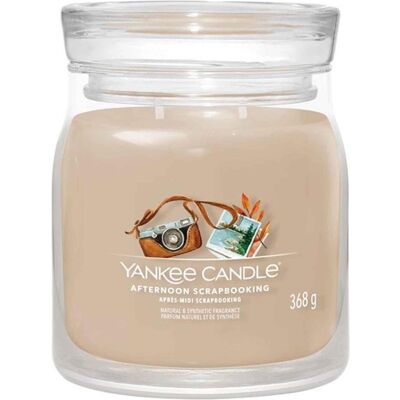Yankee Candle, Duftkerzen, Duftkerze Afternoon Scrapbooking Signature Medium Jar Yankee Candle, Duftkerzen, Duftkerze Afternoon Scrapbooking Signature Medium Jar