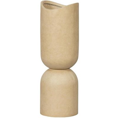 Woood Mosi - Vase - Natürliche Fibreclay - 75cm - Beige Woood Mosi - Vase - Natürliche Fibreclay - 75cm - Beige