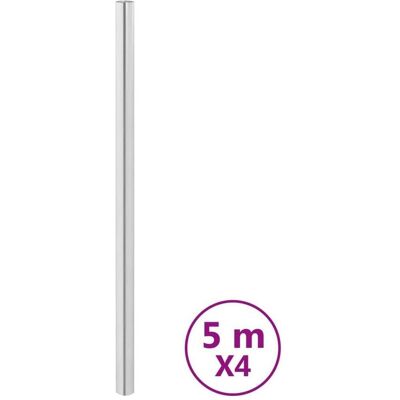 vidaXL Möbelaufkleber Selbstklebender Silberfilm 90x500 cm - Möbelaufkleber vidaXL Möbelaufkleber Selbstklebender Silberfilm 90x500 cm - Möbelaufkleber