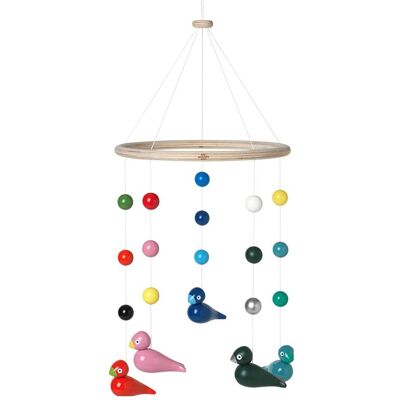 Kay Bojesen Baby-Mobile - Mehrfarbig - 47cm - Sicheres Aufhängen - Baby Geschenk Kay Bojesen Baby-Mobile - Mehrfarbig - 47cm - Sicheres Aufhängen - Baby Geschenk