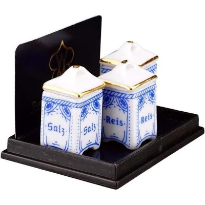 Reutter, Miniaturen, 001.818/5 - Küchendosen, 3 Stück, Miniatur Reutter, Miniaturen, 001.818/5 - Küchendosen, 3 Stück, Miniatur