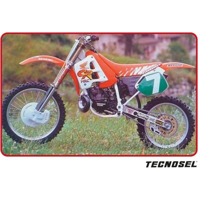Tecnosel, Sticker, (BLACKBIRD) Aufkleber-Set + Sitzbezug für Honda CR 125 '91-'92, CR 250 '90-'91, Replika Tecnosel, Sticker, (BLACKBIRD) Aufkleber-Set + Sitzbezug für Honda CR 125 '91-'92, CR 250 '90-'91, Replika