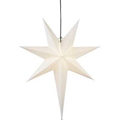 Star Trading Gefrorener Weißer 55cm Weihnachtsstern - Innendekoration Star Trading Gefrorener Weißer 55cm Weihnachtsstern - Innendekoration