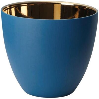 ASA Selection, Windlicht, ASA Windlicht blau innen gold glänzend 6,5 cm (1x) ASA Selection, Windlicht, ASA Windlicht blau innen gold glänzend 6,5 cm (1x)