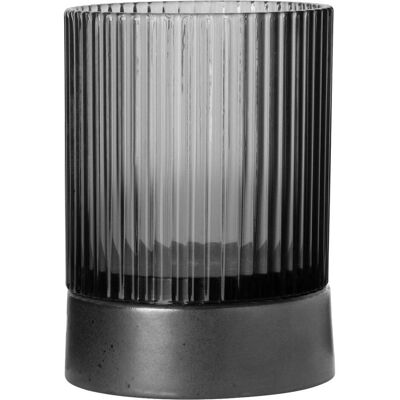 ASA Selection, Windlicht, Juna Windlicht mit Porzellanfuss grey 9,6cm ASA Selection, Windlicht, Juna Windlicht mit Porzellanfuss grey 9,6cm