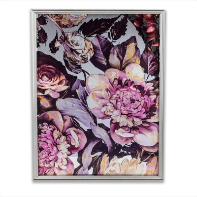 Formano, Bilder, Wandbild Spiegel, floral, rechteckig (52 x 72 cm) Formano, Bilder, Wandbild Spiegel, floral, rechteckig (52 x 72 cm)